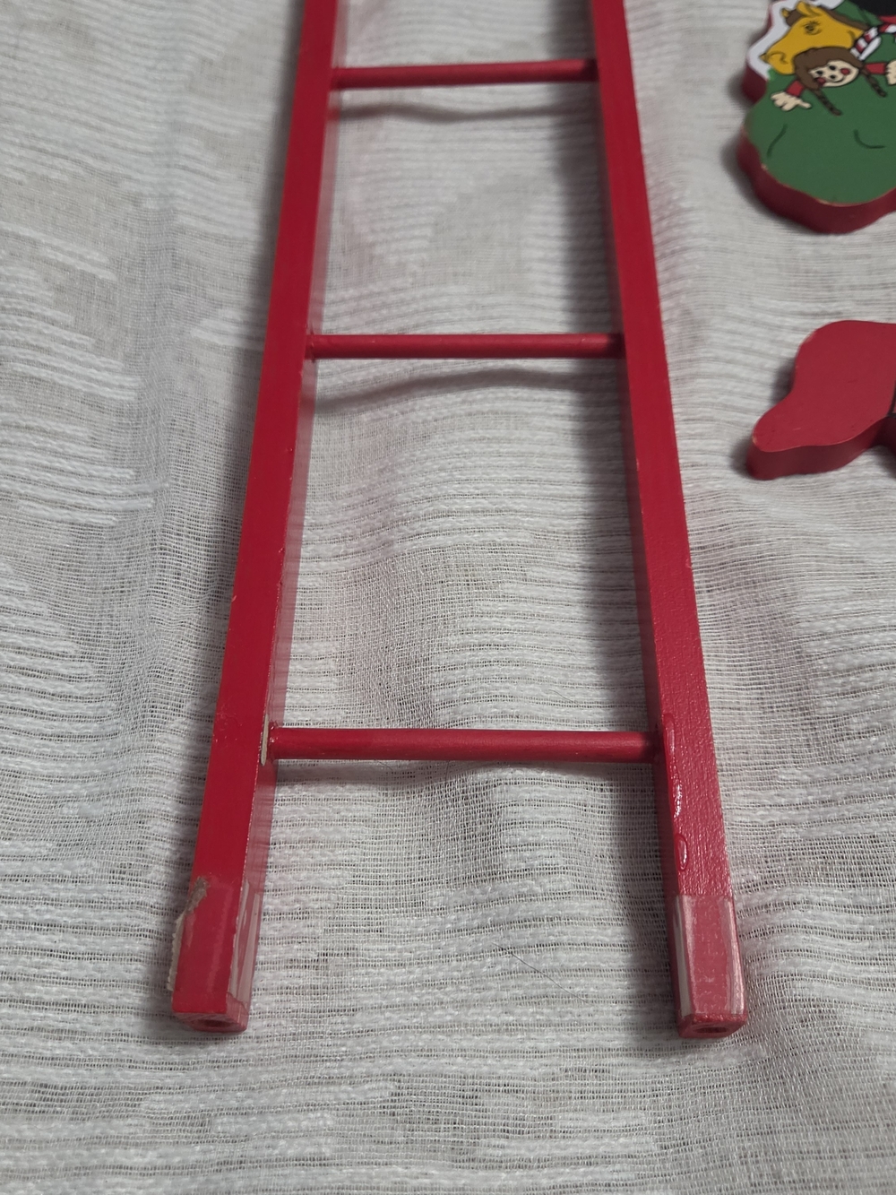 House of Lloyd Vintage Replacement Up The Ladder 1991 Wooden Santa Elf Climbers - Picture 8 of 8